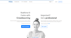 Desktop Screenshot of flitto.com
